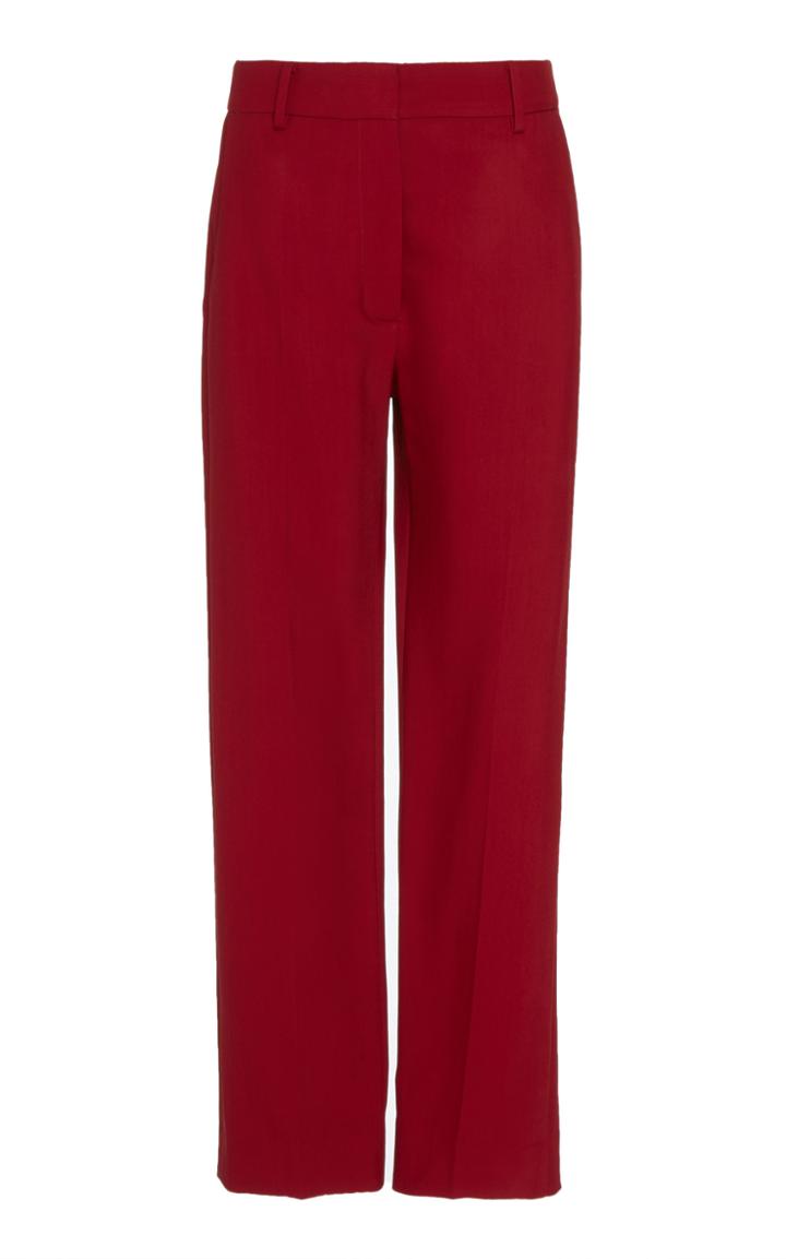 Khaite Catherine Low-rise Cady Pants