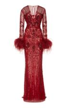 Zuhair Murad Chado Beaded Tulle Gown
