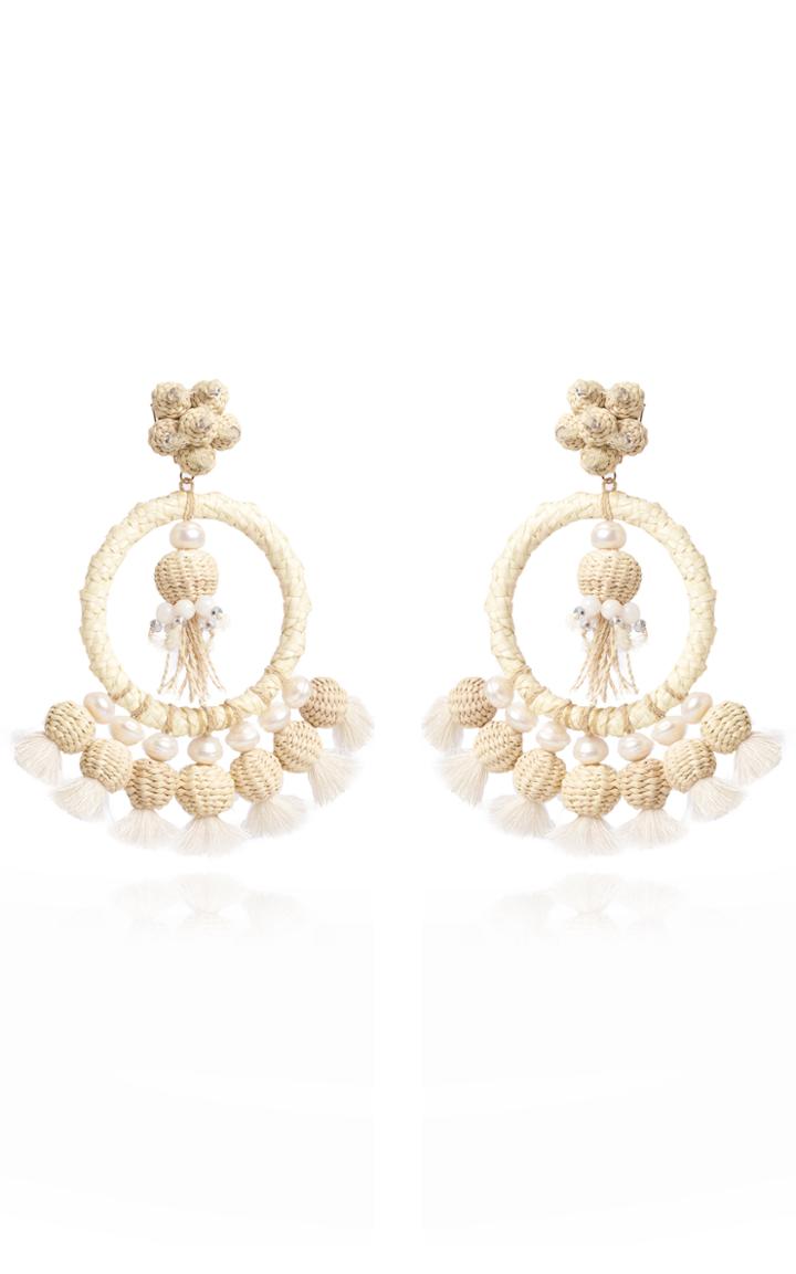 Casa Chiqui Iraca Tradicional Earrings