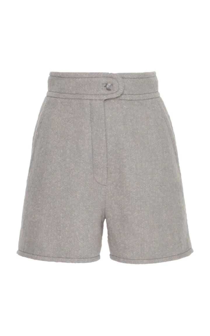 Blumarine Tailored Wool Short