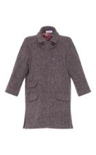 Luisa Beccaria Three Quarter Sleeve Coat