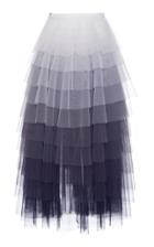 Georges Hobeika Tiered Ombre Skirt