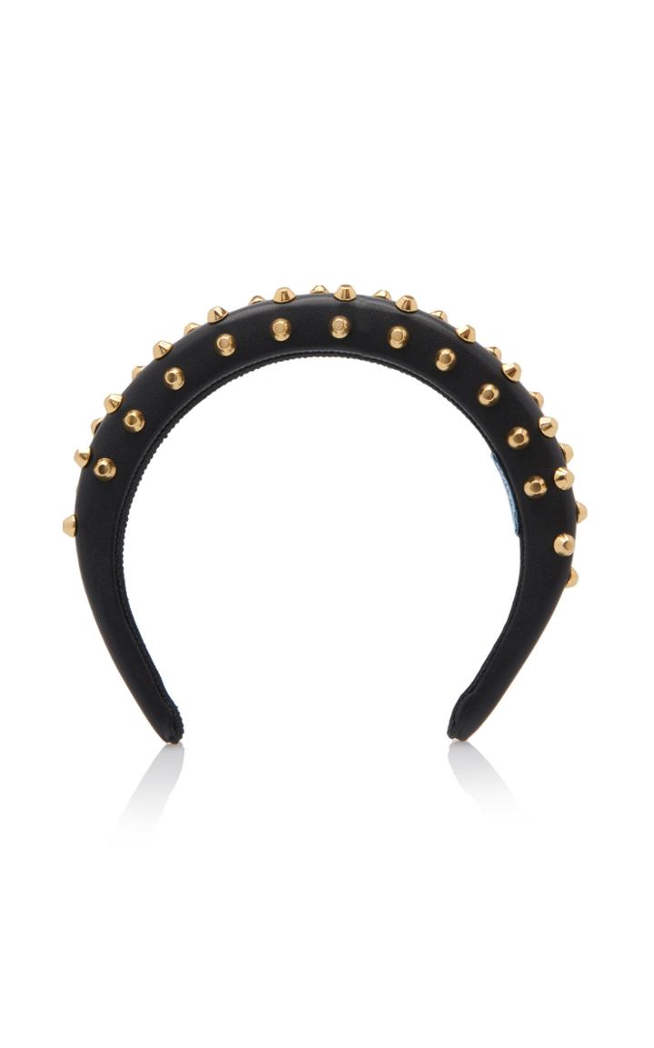 Prada Studded Leather Headband