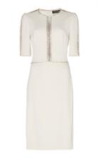 Jenny Packham Ira Crystal Slit Dress