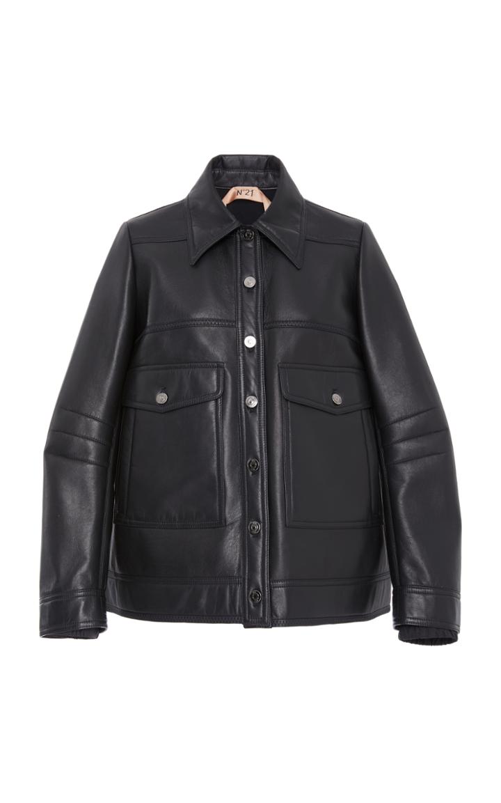 N 21 N&deg;21 Carly Leather Jacket