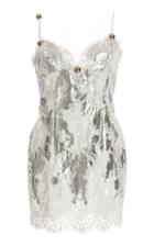 Moda Operandi Christopher Kane Foil Lace Mini Dress Size: 42