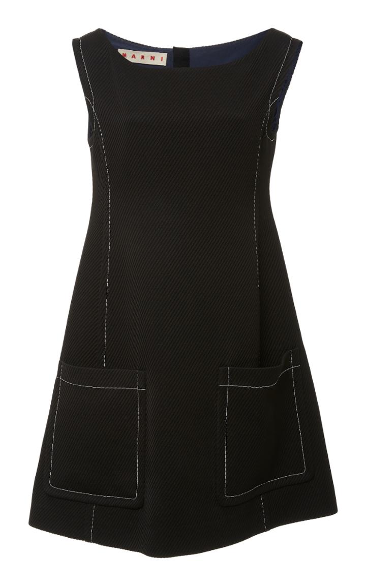 Marni Macro Drill Sleeveless Dress