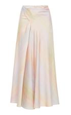 Moda Operandi Vince Rainbow Wash Drape Midi-skirt Size: 00