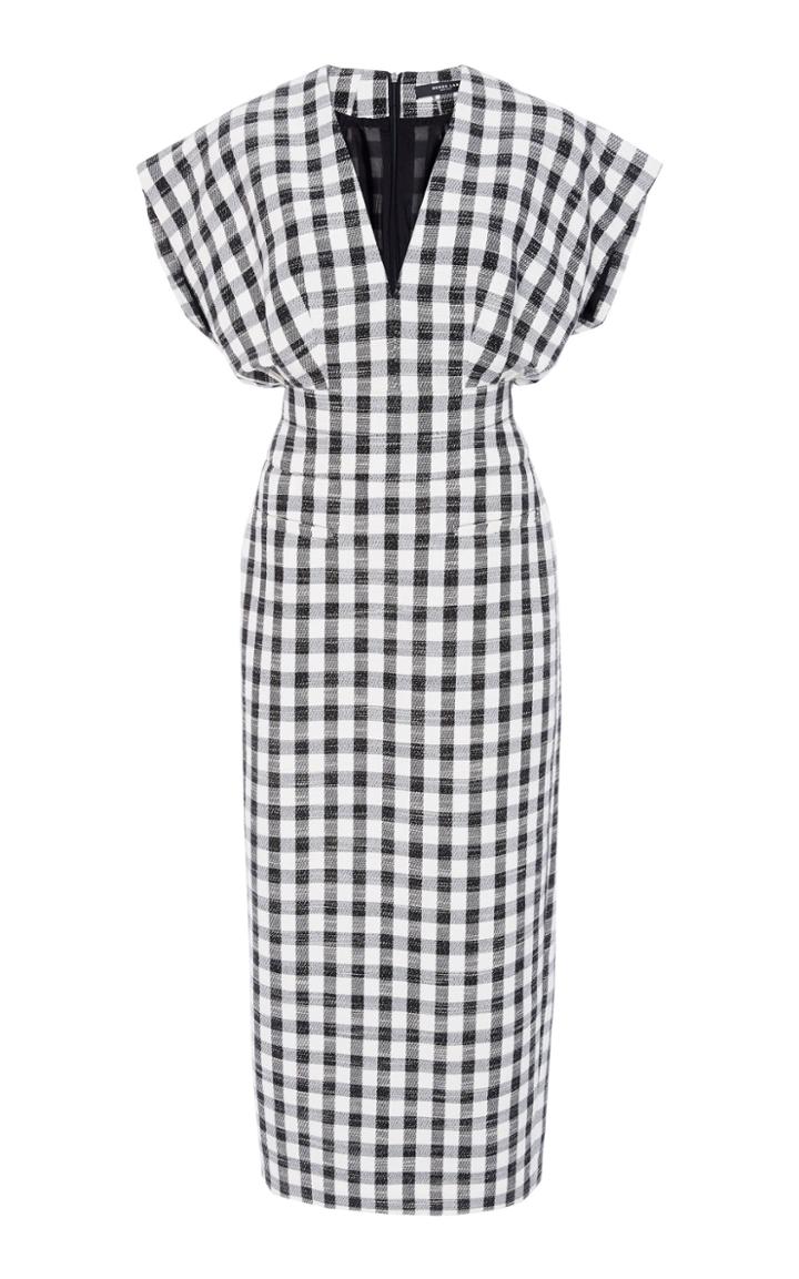 Derek Lam Sleeveless Gingham Cotton Dress