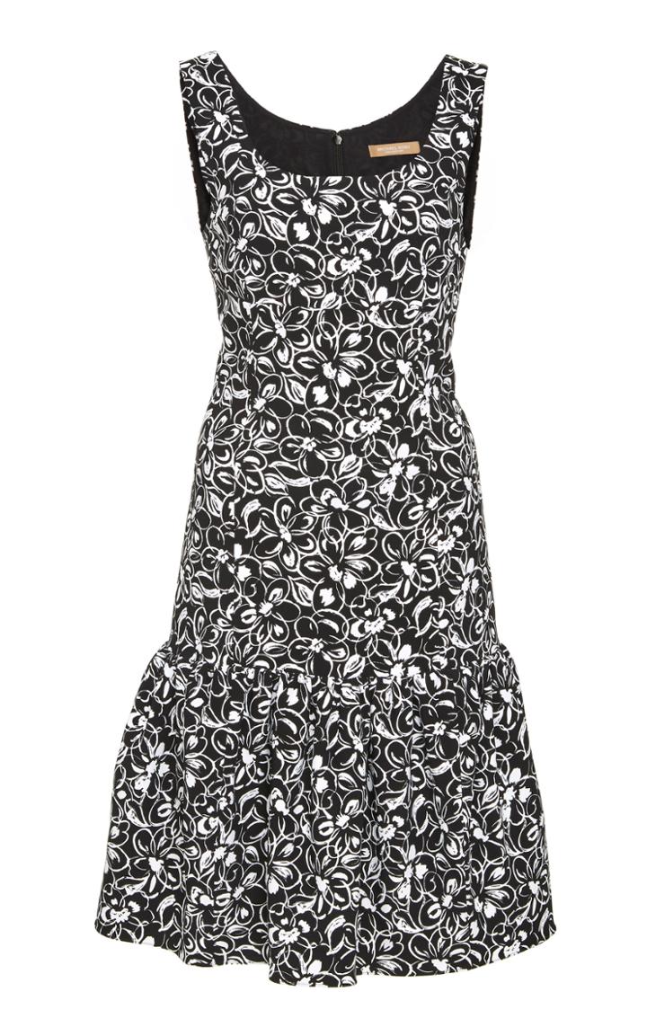 Michael Kors Collection Scoop Neck Dance Dress