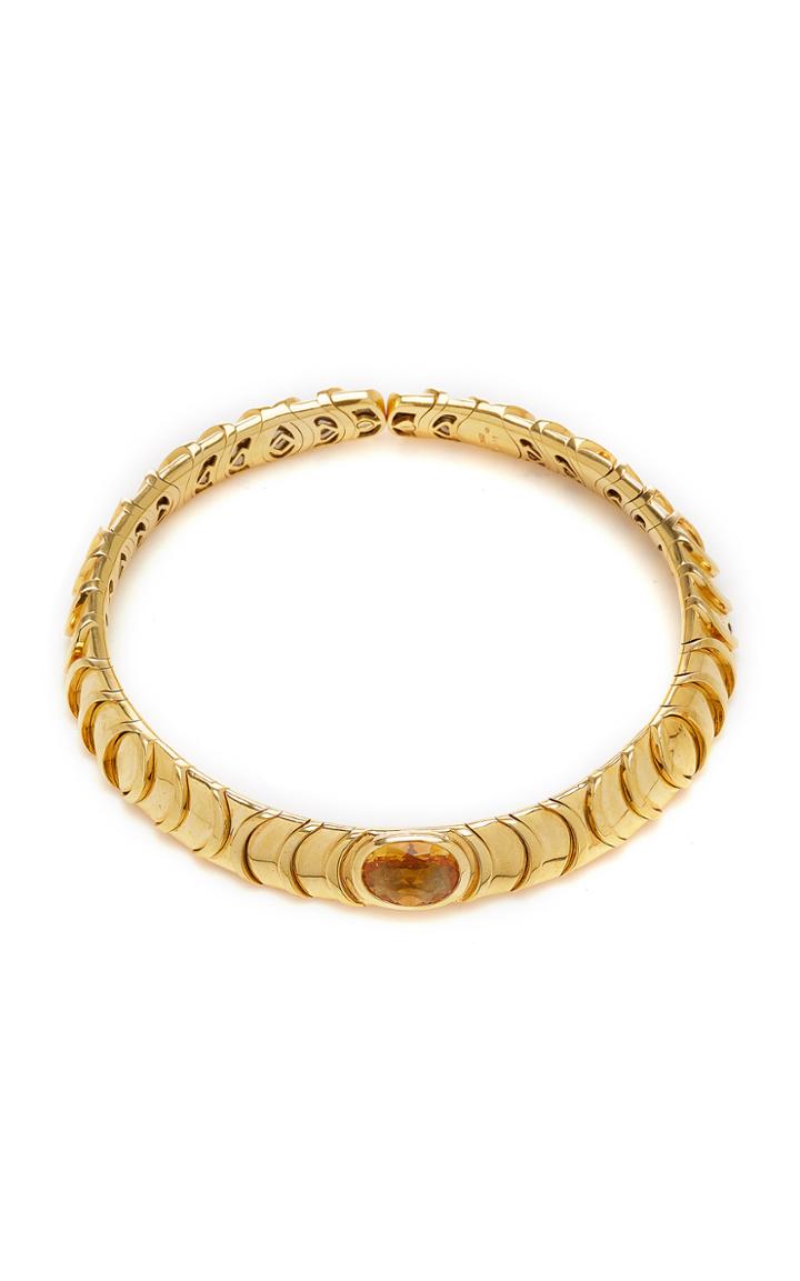 Moda Operandi Jill Heller Vintage 18k Yellow Gold Vintage Marina B Gold Choker With