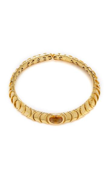 Moda Operandi Jill Heller Vintage 18k Yellow Gold Vintage Marina B Gold Choker With