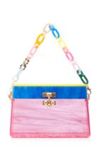 Moda Operandi Edie Parker Miss Mini Acrylic Rainbow Top Handle Bag