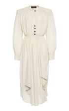 Moda Operandi Isabel Marant Delio Pleated Cotton-silk Dress