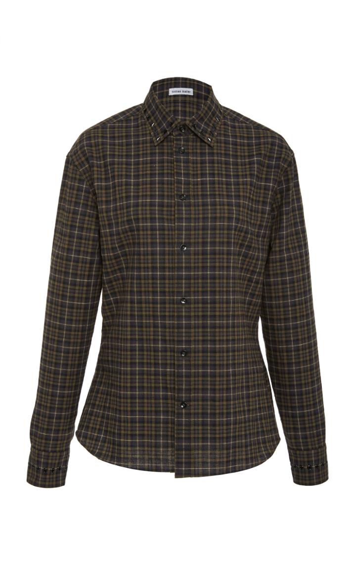Tomas Maier Nutmeg Check Shirt