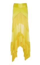 Diane Von Furstenberg Asymmetric Fringe Skirt