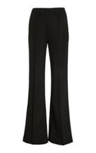 Carolina Herrera High-waisted Silk-crepe Flared Pants