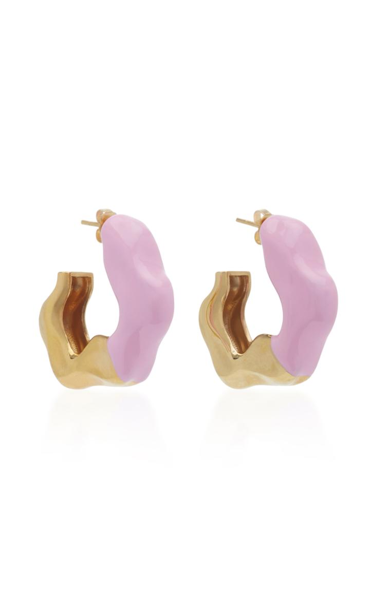 Joanna Laura Constantine Feminine Waves Gold-plated Hoop Earrings