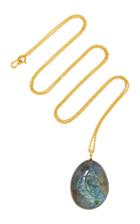 Theodora Warre Gold-plated Labradorite Necklace