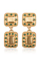 Valre Zephyr Ii Gold-plated And Malachite Earrings