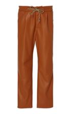 Nanushka Vegan Leather Drawstring Suit Pants
