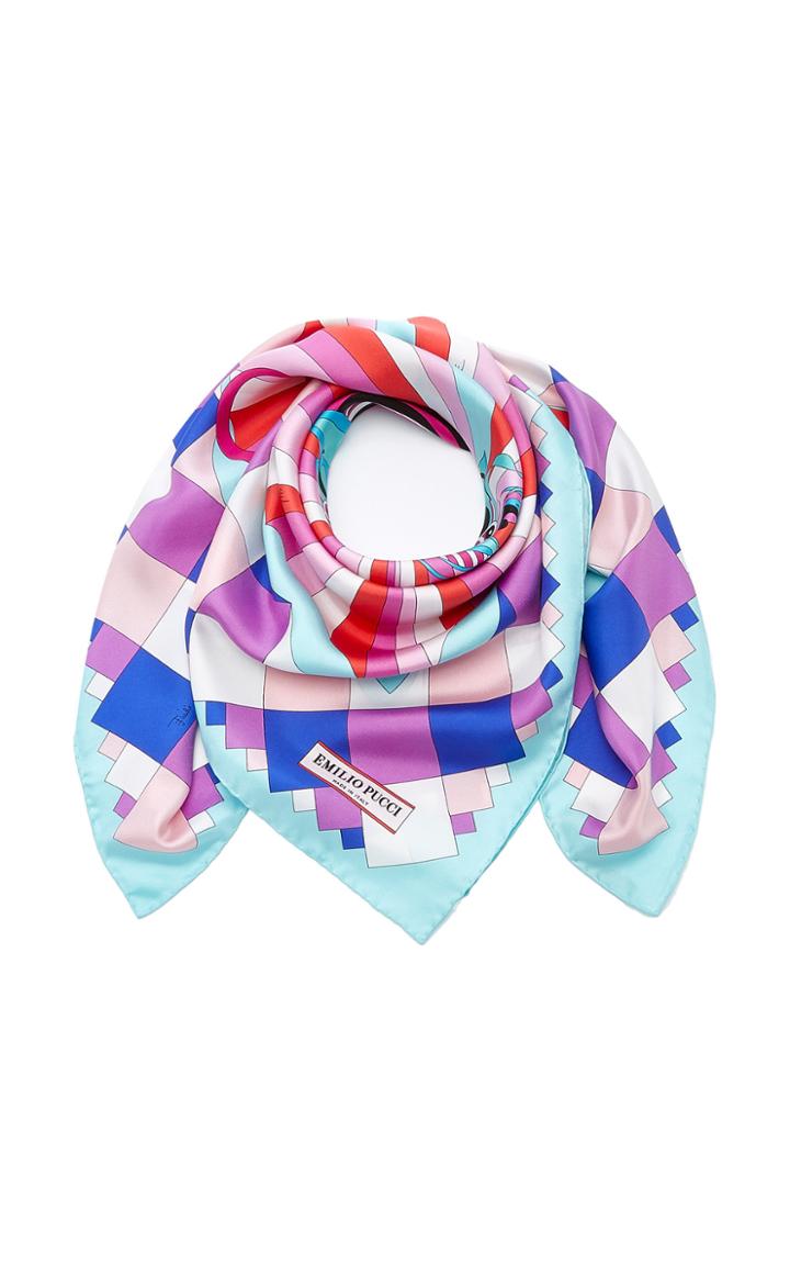 Emilio Pucci Merida Printed Silk Scarf