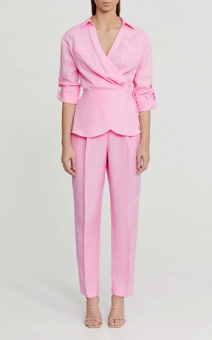 Moda Operandi Significant Other Savannah Linen Wrap Shirt