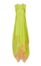 Rahul Mishra Check Maheshwari Draped Dress