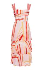 Rachel Gilbert Soekie Pleated Midi Dress