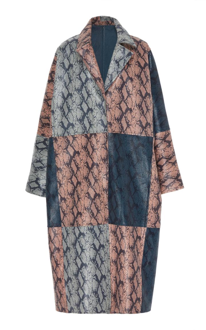 Moda Operandi Stand Studio Stacy Coat Vegan Pinapple Leather Size: 32