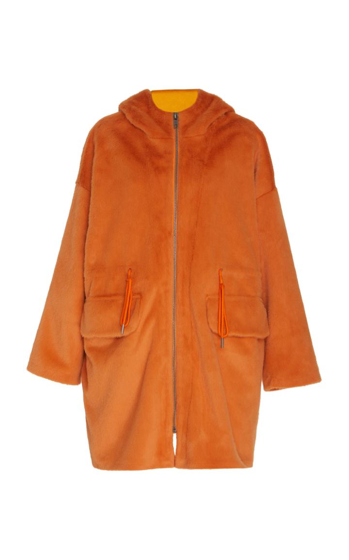 Moda Operandi Apparis Faux Fur Oversized Parka Size: Xs