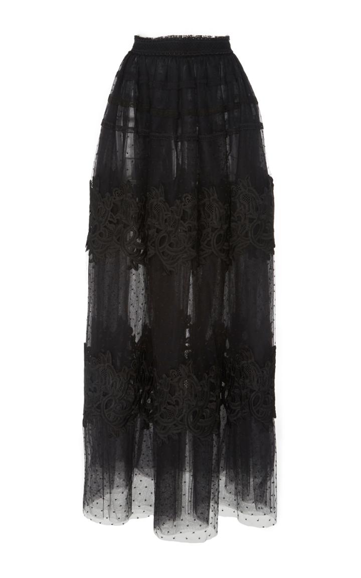 Costarellos Tea Length Ball Skirt