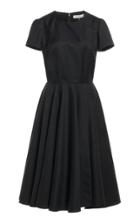 Moda Operandi Alexandre Blanc Short Sleeved A-line Wool Dress