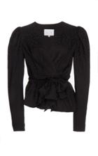 Johanna Ortiz My Sweet Lord Crepe Tie-waist Blouse