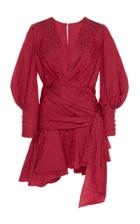 Johanna Ortiz Moda Exclusive Loyal To Me Satin Single-sleeve Dress
