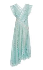 Zimmermann Moncur Studded Asymmetric Cotton And Silk Dress