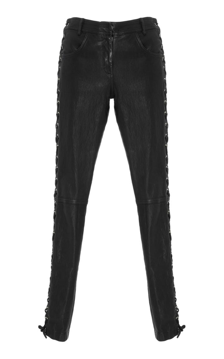 A.l.c. Side-laced Waxed Leather Pants