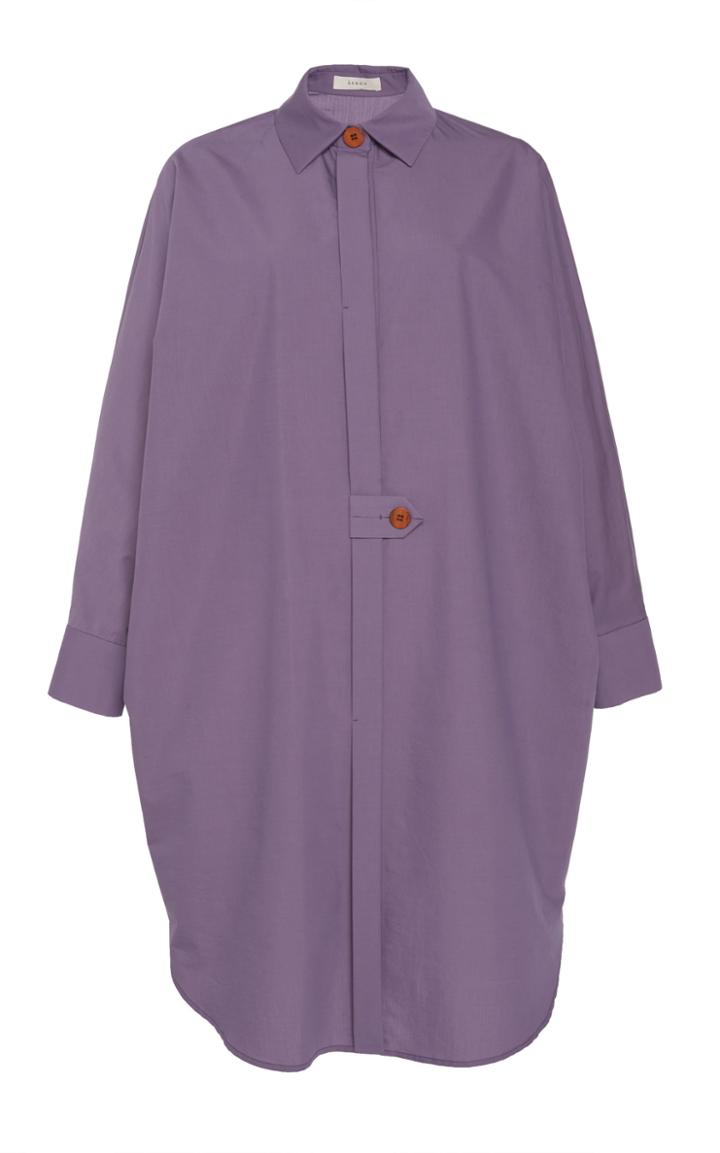 Eron Ivy Oversize Button Detail Shirt