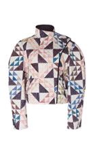 Isabel Marant Bonny Printed Mock Neck Wrap Jacket