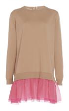 Delpozo Ruffle-trimmed Virgin Wool Sweater