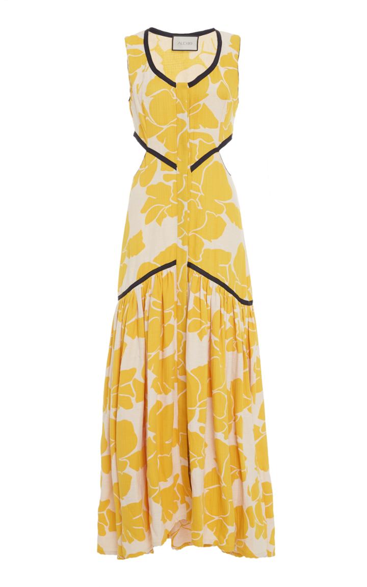 Alexis Royal Cutout Midi Dress