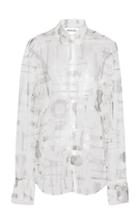 Moda Operandi Monse Printed Tulle Shirt Size: 0