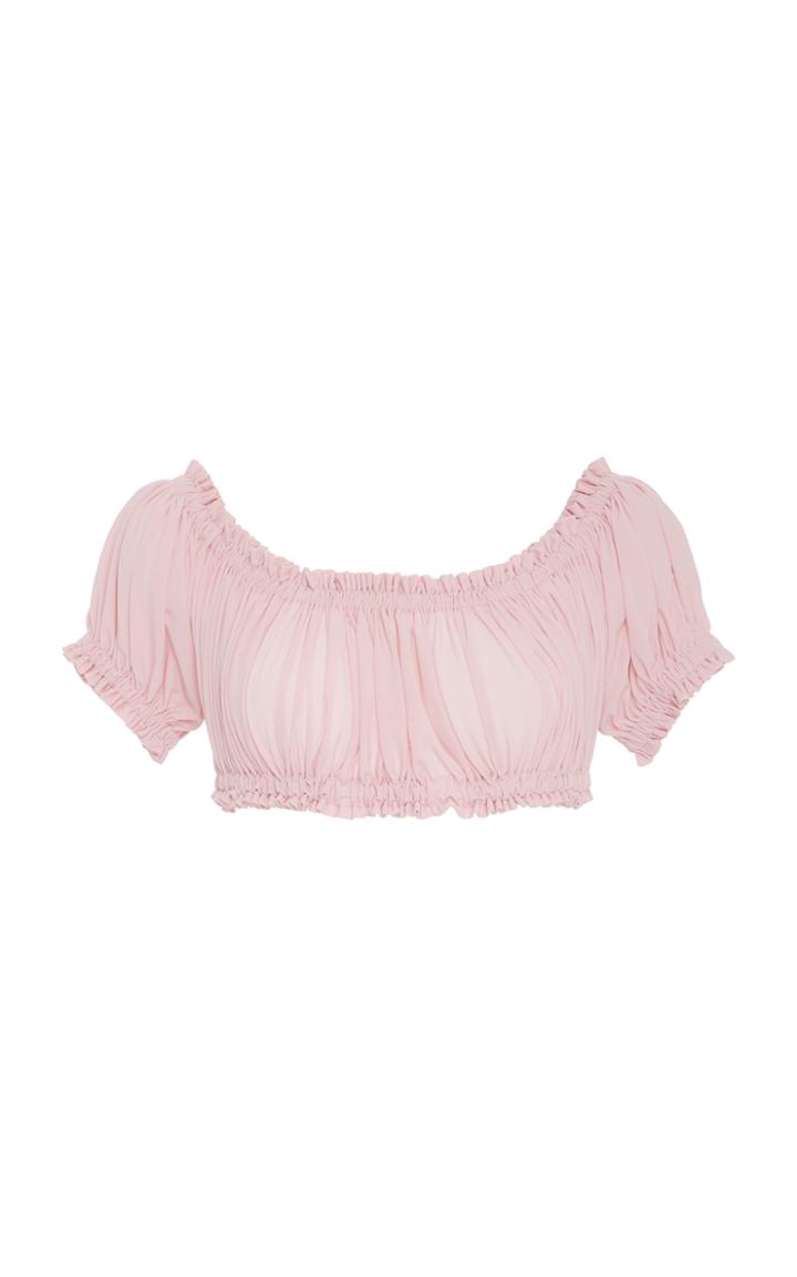 Norma Kamali Jose Off The Shoulder Bikini Top