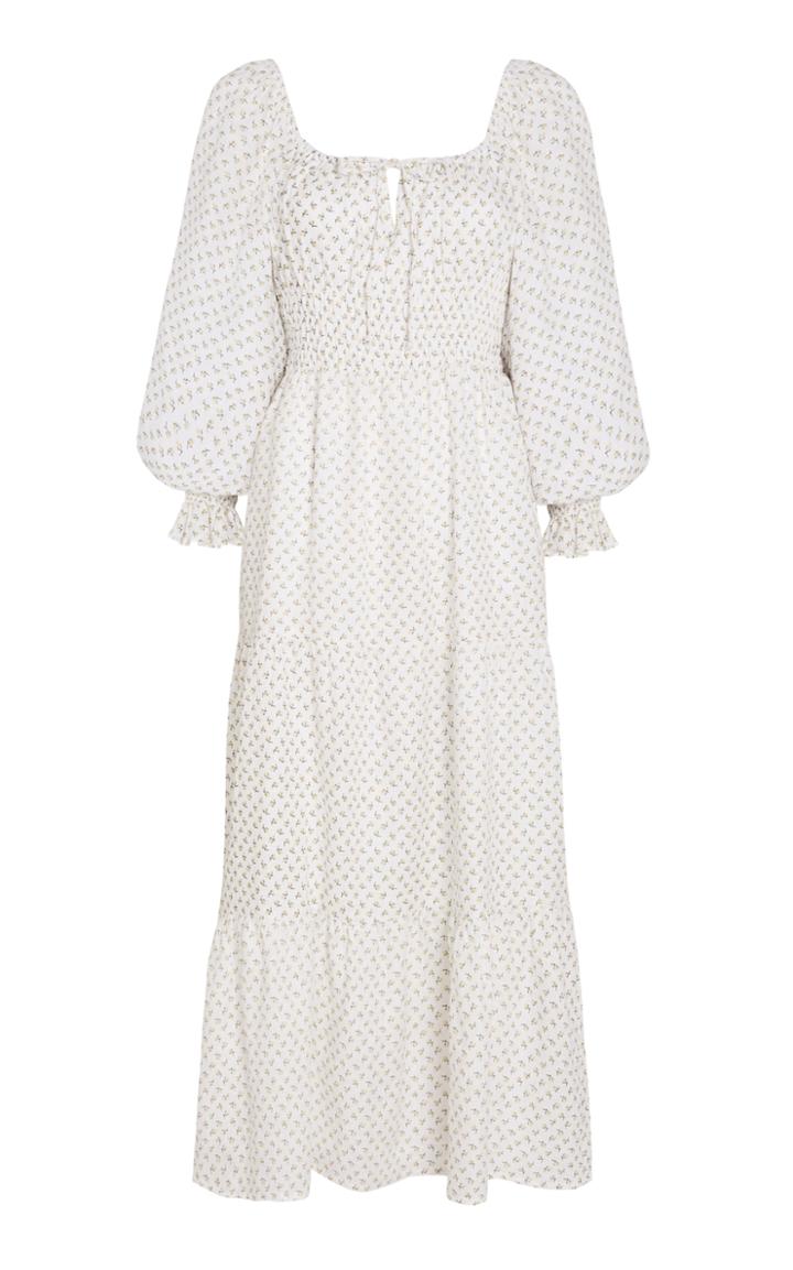 Moda Operandi Faithfull The Brand Dariya Linen Midi Dress