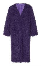 Anna Sui Lofty Lamb Faux Fur Coat