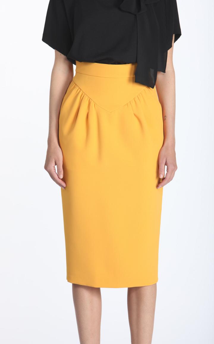 Moda Operandi N21 Pleated Crepe High-rise Midi Skirt