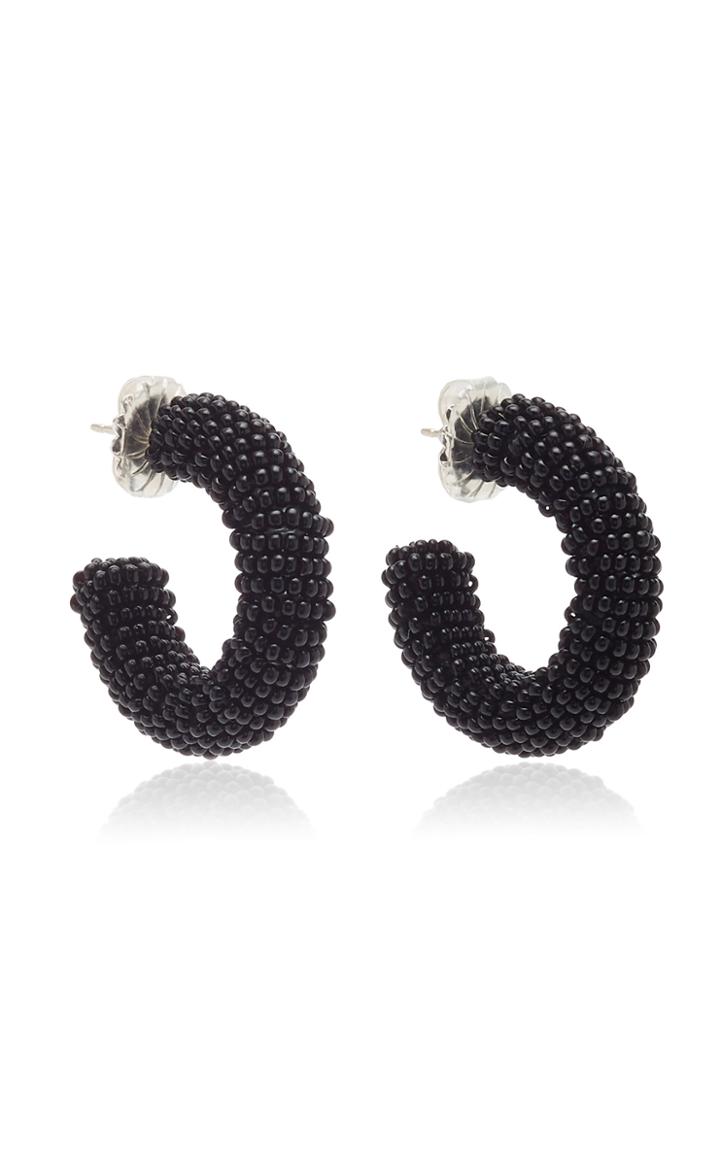 Suzanna Dai Mallorca Beaded Hoop Earrings