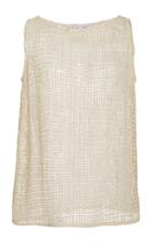 Christina Economou Sleeveless Net Tank