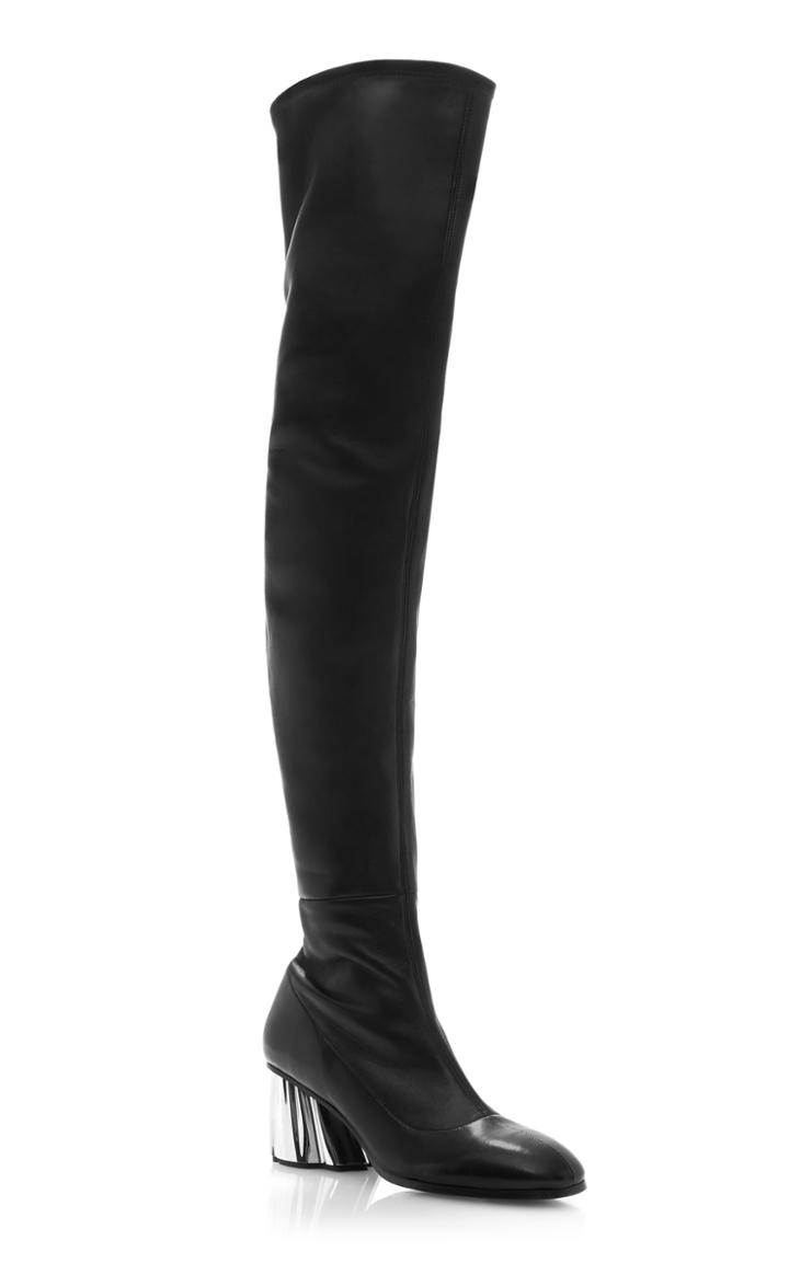 Proenza Schouler Leather Thigh High Boots