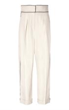 Peter Pilotto Textured Stretch High Waist Trousers